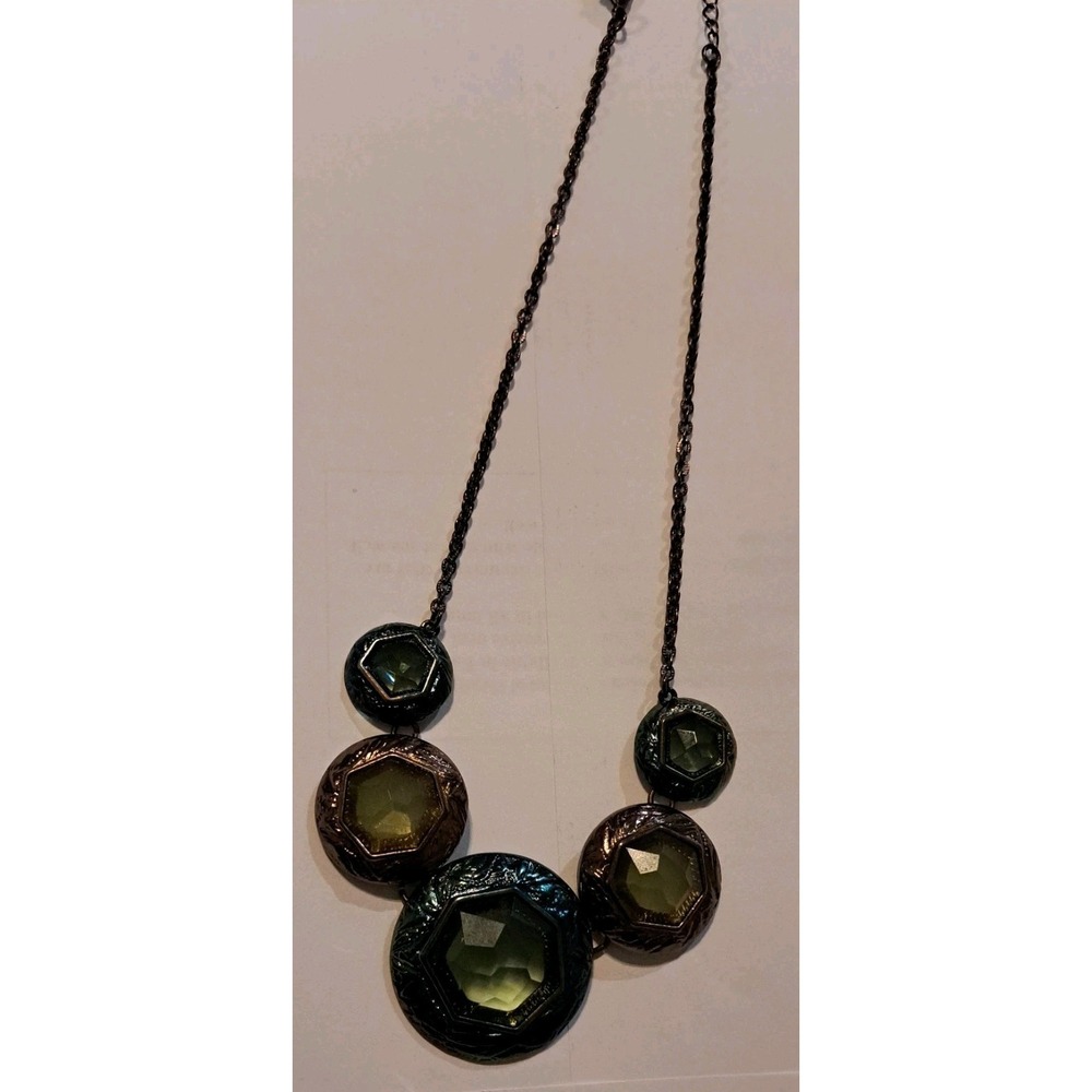 Vintage Bill Blass Statement‎ Necklace Copper-toned